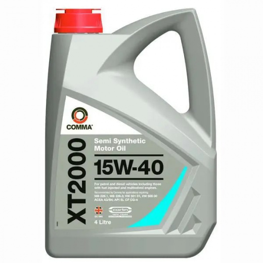 Масло моторное Comma Комма XT2000 15W-40 4л XT24L Comma XT24L