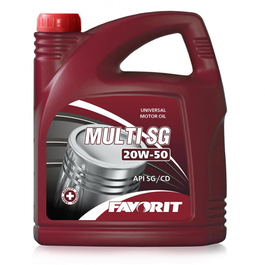 Масло моторное Favorit Multi SG/CD 20W-50 52063 5 л FAVORIT 52063